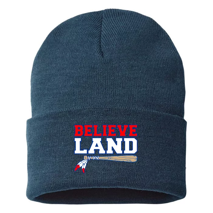 Cleveland Believe Land Baseball Bat Sustainable Knit Beanie