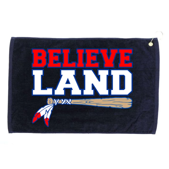 Cleveland Believe Land Baseball Bat Grommeted Golf Towel