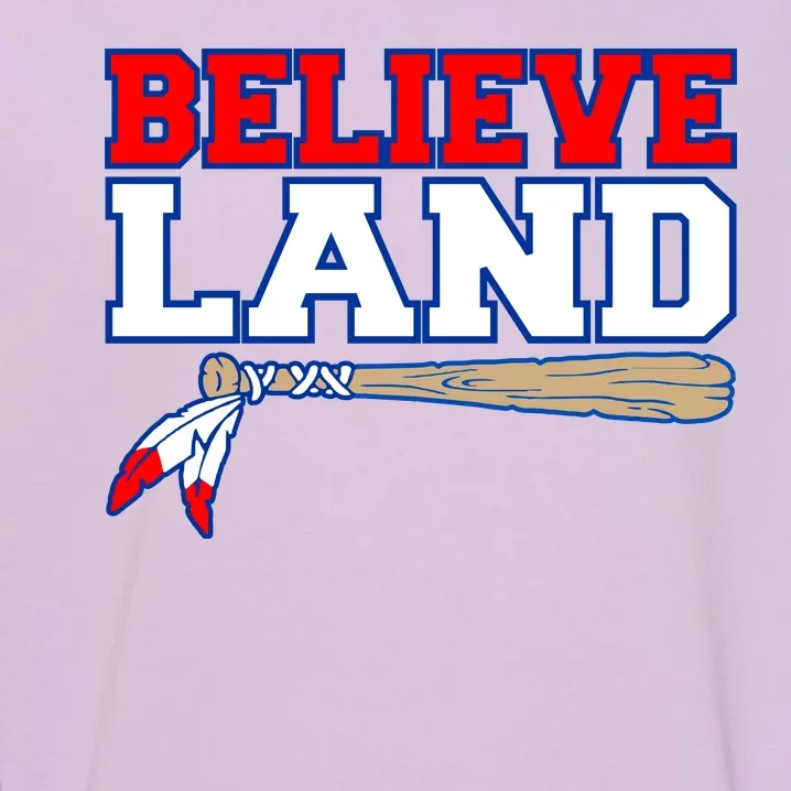 Cleveland Believe Land Baseball Bat Garment-Dyed Sweatshirt