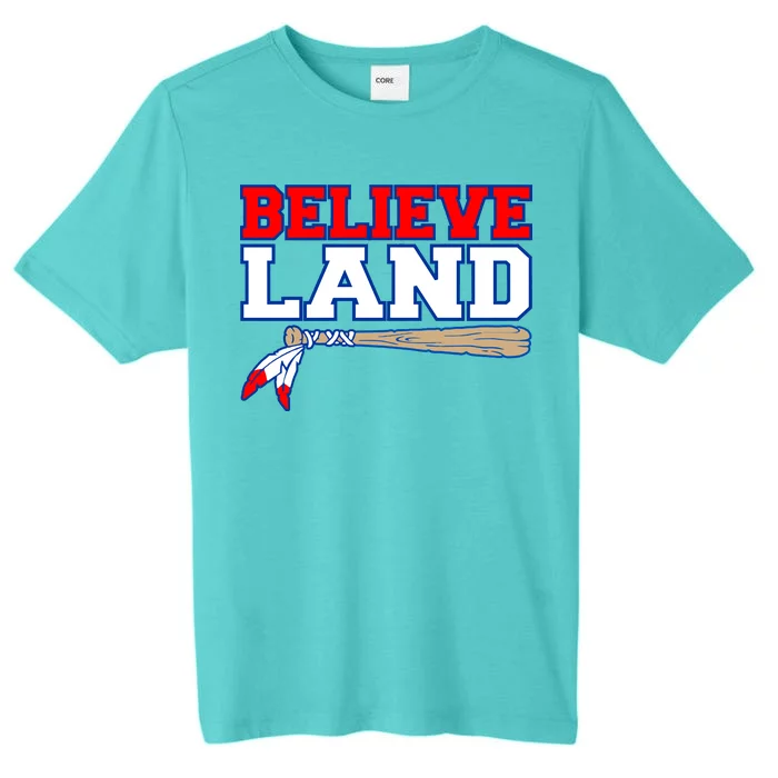 Cleveland Believe Land Baseball Bat ChromaSoft Performance T-Shirt