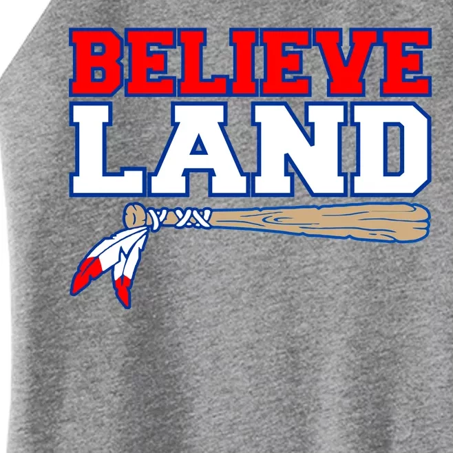 Cleveland Believe Land Baseball Bat Women’s Perfect Tri Rocker Tank