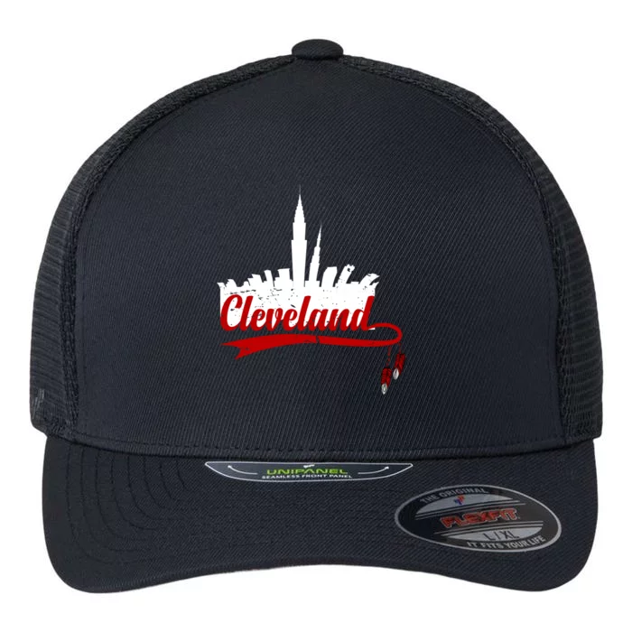 Cleveland City Baseball Fan Flexfit Unipanel Trucker Cap