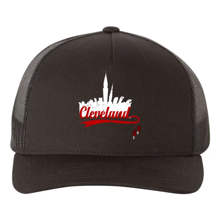 Cleveland City Baseball Fan Yupoong Adult 5-Panel Trucker Hat