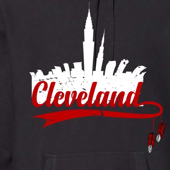 Cleveland City Baseball Fan Premium Hoodie