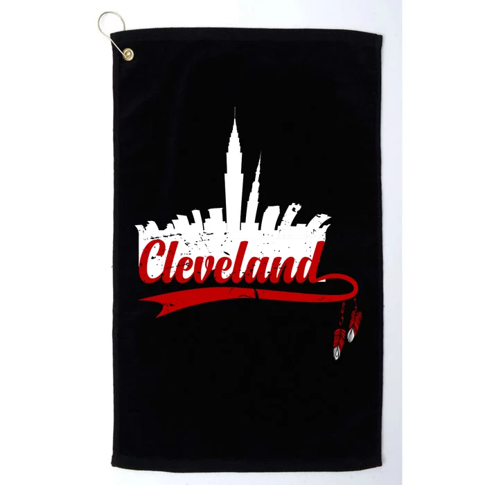 Cleveland City Baseball Fan Platinum Collection Golf Towel