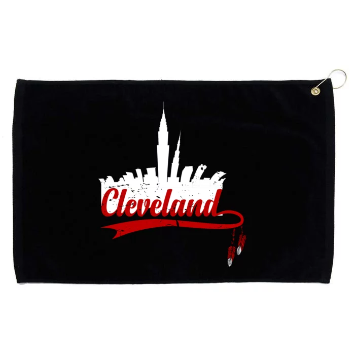 Cleveland City Baseball Fan Grommeted Golf Towel