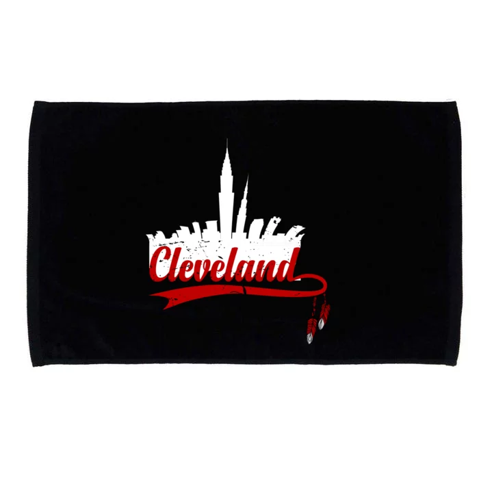 Cleveland City Baseball Fan Microfiber Hand Towel