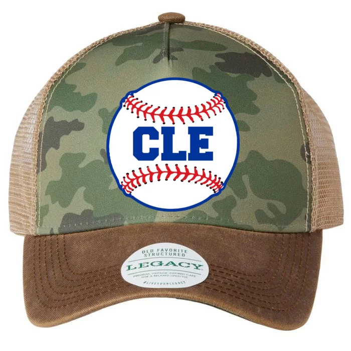 Cleveland CLE Baseball College Letters Legacy Tie Dye Trucker Hat