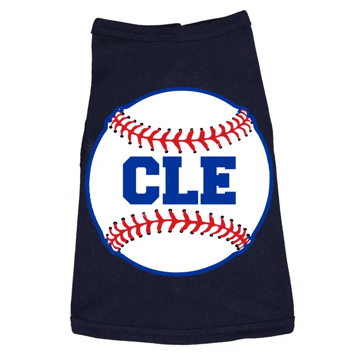 Cleveland CLE Baseball College Letters Doggie Tank