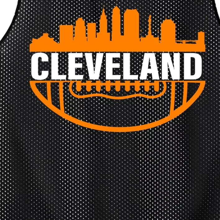 Cleveland Football Skyline City Logo Mesh Reversible Basketball Jersey Tank