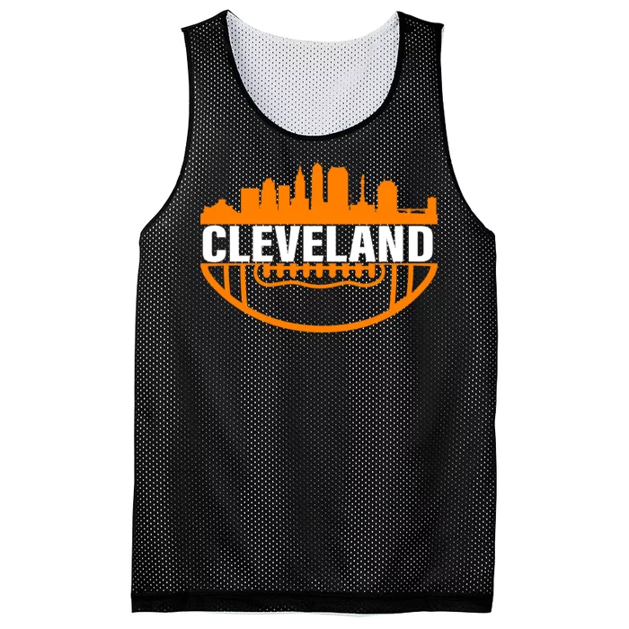 Cleveland Football Skyline City Logo Mesh Reversible Basketball Jersey Tank