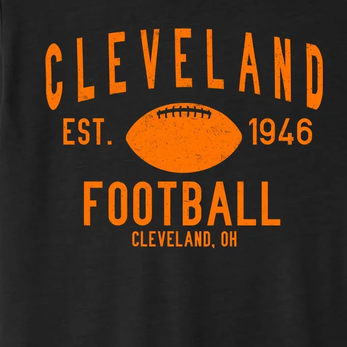 Cleveland OH Football Est. 1946 ChromaSoft Performance T-Shirt