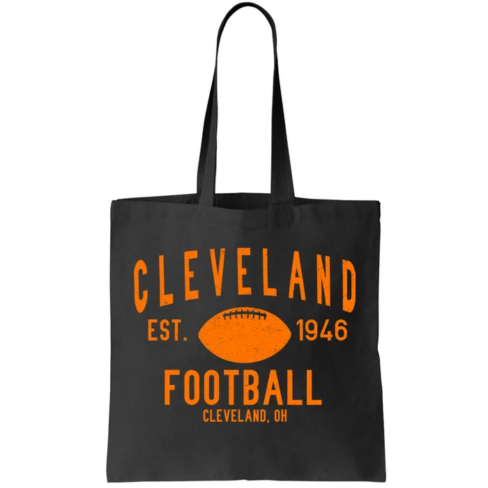 Cleveland OH Football Est. 1946 Tote Bag