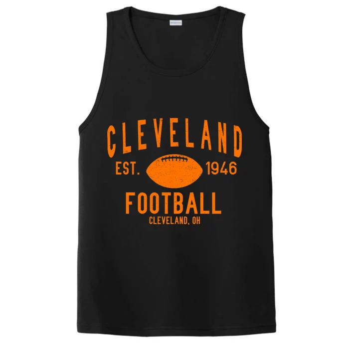 Cleveland OH Football Est. 1946 Performance Tank