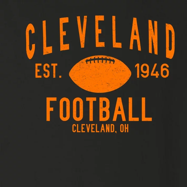 Cleveland OH Football Est. 1946 Toddler Long Sleeve Shirt