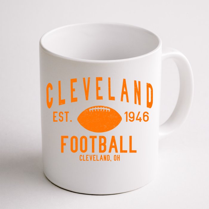 Cleveland OH Football Est. 1946 Front & Back Coffee Mug