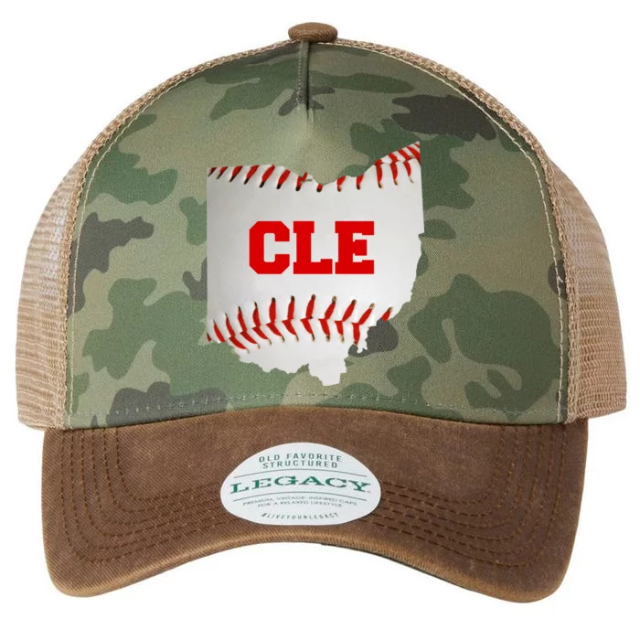 Cleveland, Ohio Baseball CLE Logo Legacy Tie Dye Trucker Hat