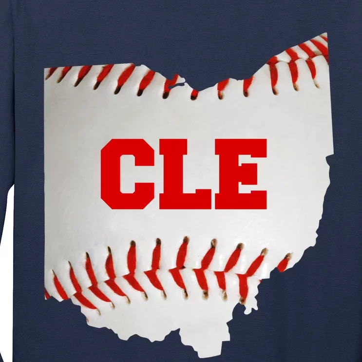 Cleveland, Ohio Baseball CLE Logo Long Sleeve Shirt