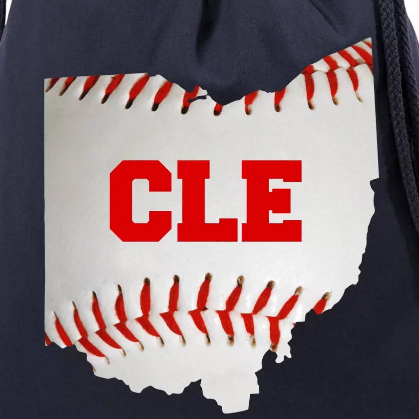 Cleveland, Ohio Baseball CLE Logo Drawstring Bag