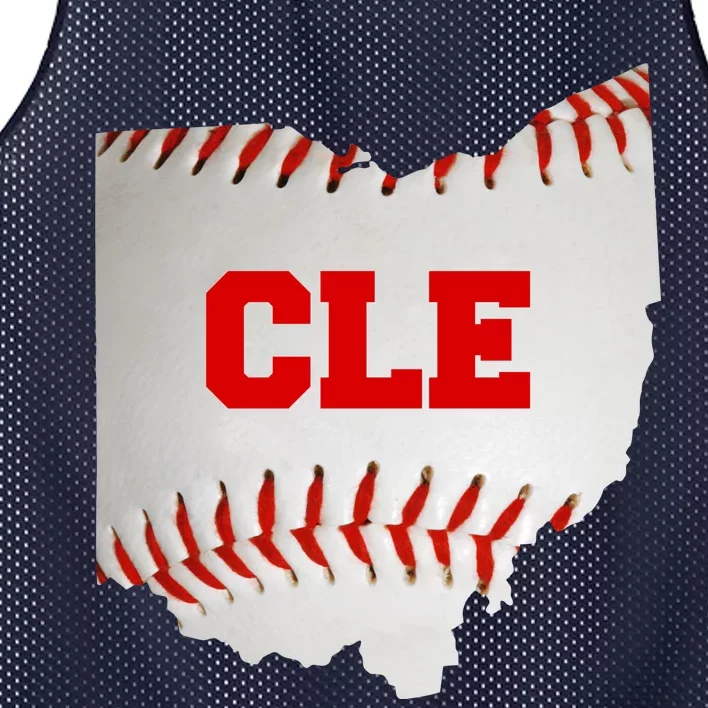 Cleveland, Ohio Baseball CLE Logo Mesh Reversible Basketball Jersey Tank