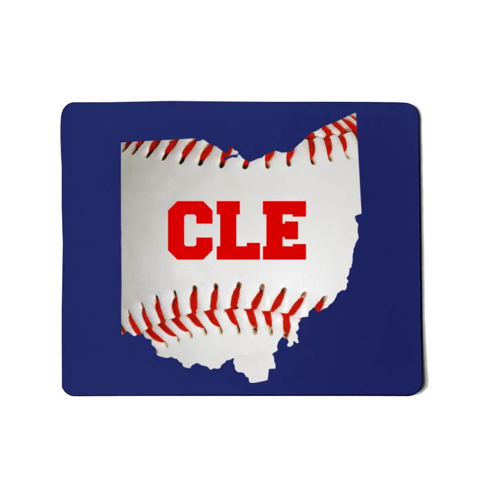 Cleveland, Ohio Baseball CLE Logo Mousepad