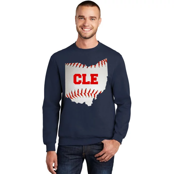 Cleveland, Ohio Baseball CLE Logo Tall Sweatshirt