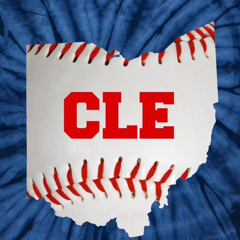 Cleveland, Ohio Baseball CLE Logo Tie-Dye T-Shirt