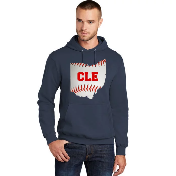 Cleveland, Ohio Baseball CLE Logo Tall Hoodie