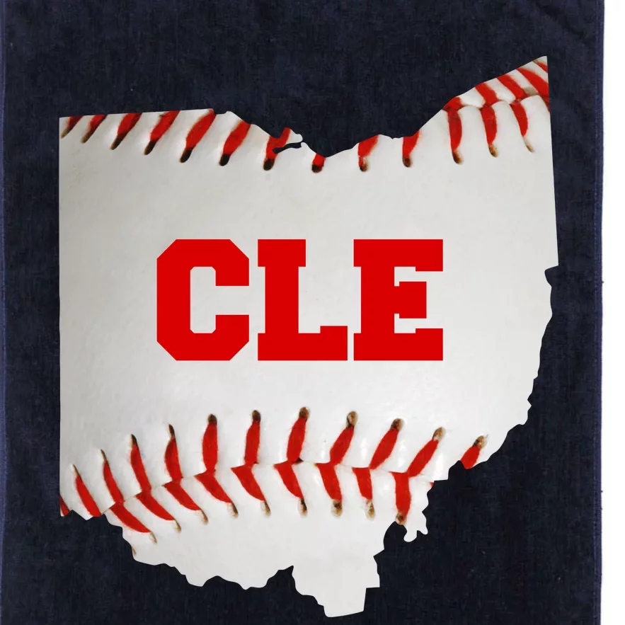 Cleveland, Ohio Baseball CLE Logo Platinum Collection Golf Towel