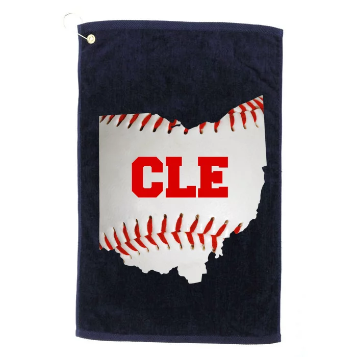 Cleveland, Ohio Baseball CLE Logo Platinum Collection Golf Towel