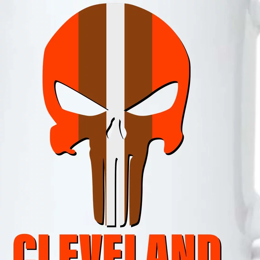 Cleveland Skull Football Black Color Changing Mug