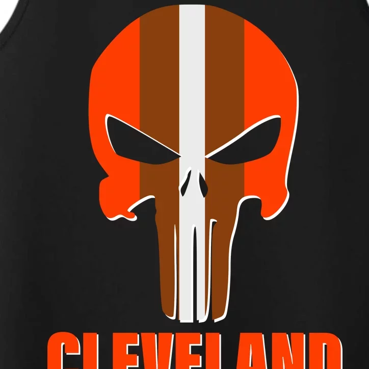 Cleveland Skull Football Performance Tank