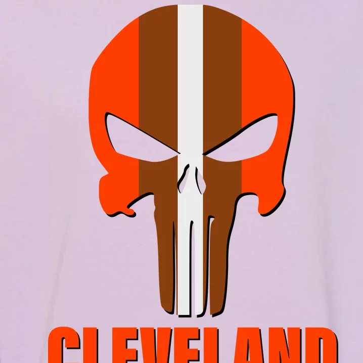 Cleveland Skull Football Garment-Dyed Sweatshirt