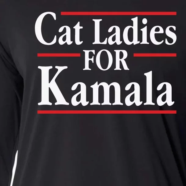 Cat Ladies For Kamala Childless Cat Lady Cooling Performance Long Sleeve Crew