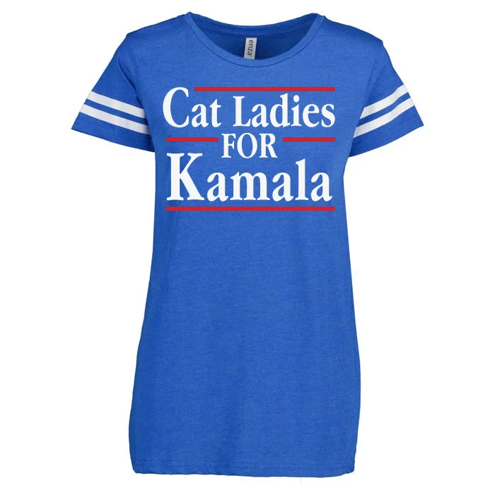 Cat Ladies For Kamala Childless Cat Lady Enza Ladies Jersey Football T-Shirt