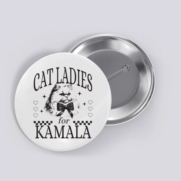 Cat Ladies For Kamala Button