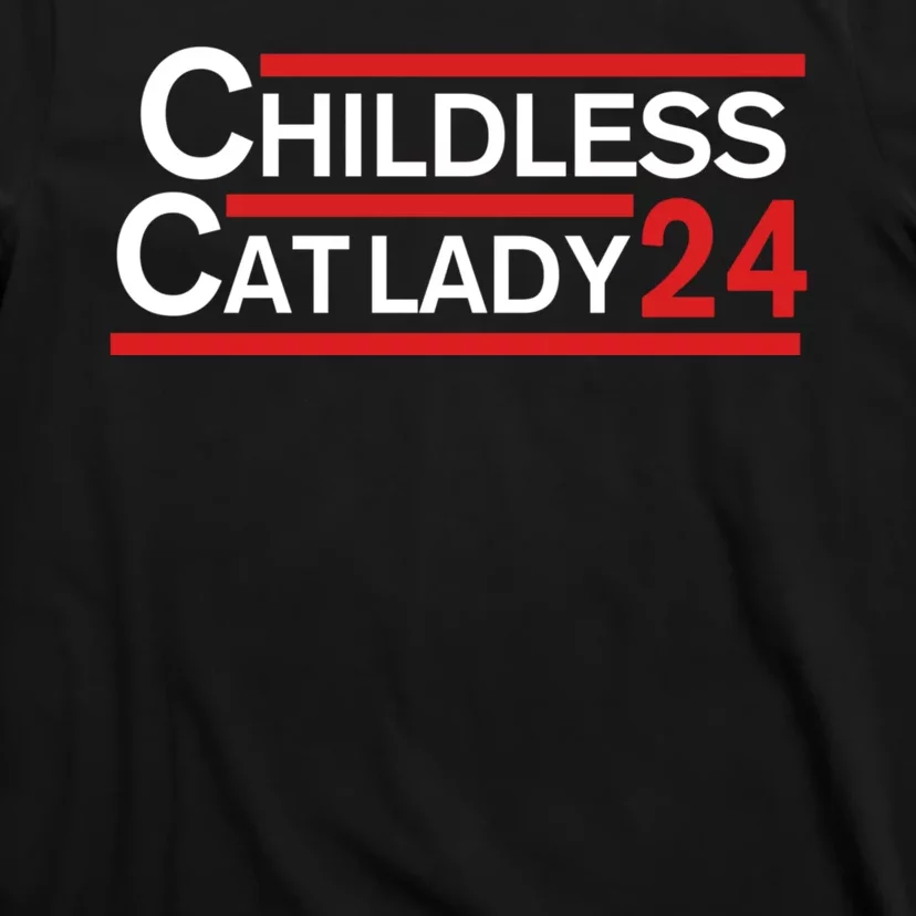 Cat Ladies For Kamala Childless Cat Lady T-Shirt