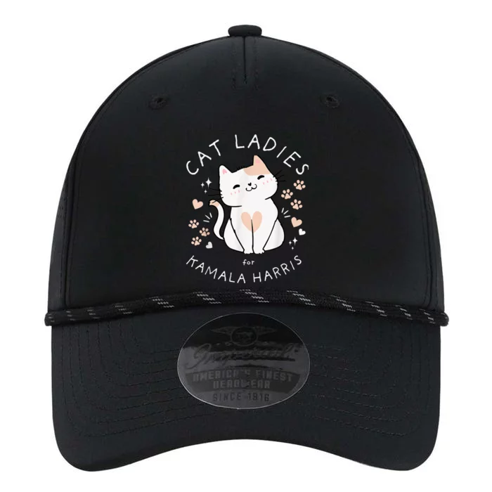 Cat Ladies For Kamala Harris Performance The Dyno Cap