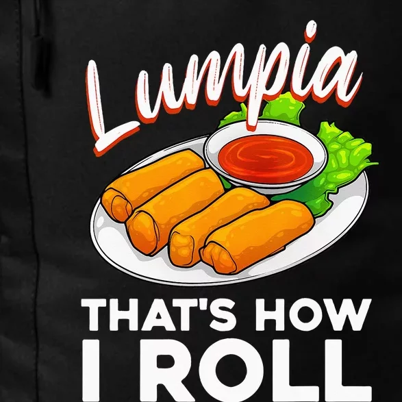 Cool Lumpia For Men Women Filipino Spring Rolls Asian Food Daily Commute Backpack