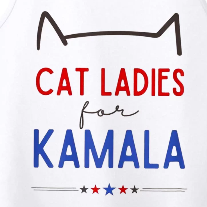 Cat Ladies For Kamala Performance Tank