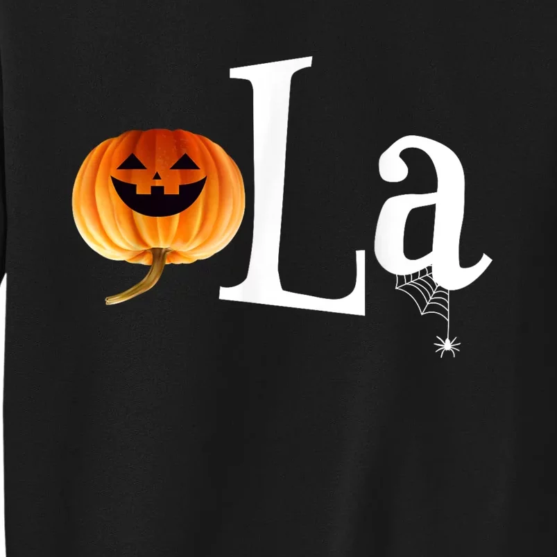 Comma La Funny Kamala Harris Halloween Pumpkin Sweatshirt