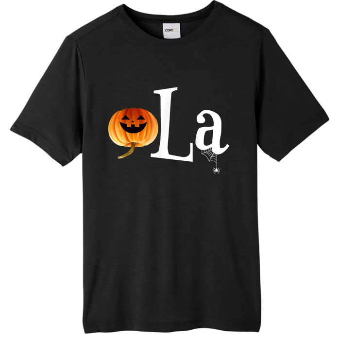 Comma La Funny Kamala Harris Halloween Pumpkin ChromaSoft Performance T-Shirt