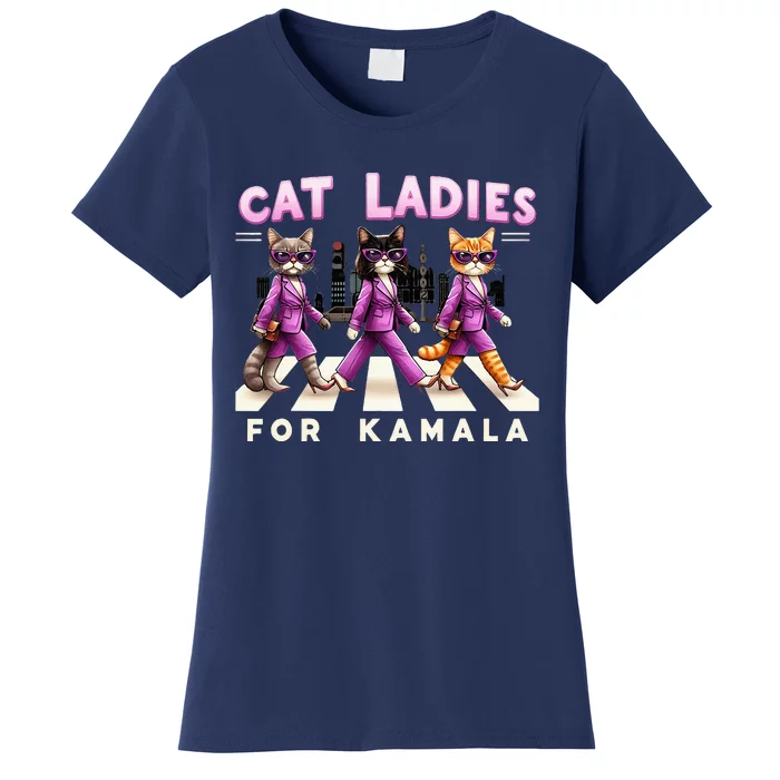 Cat Ladies For Kamala Women's T-Shirt