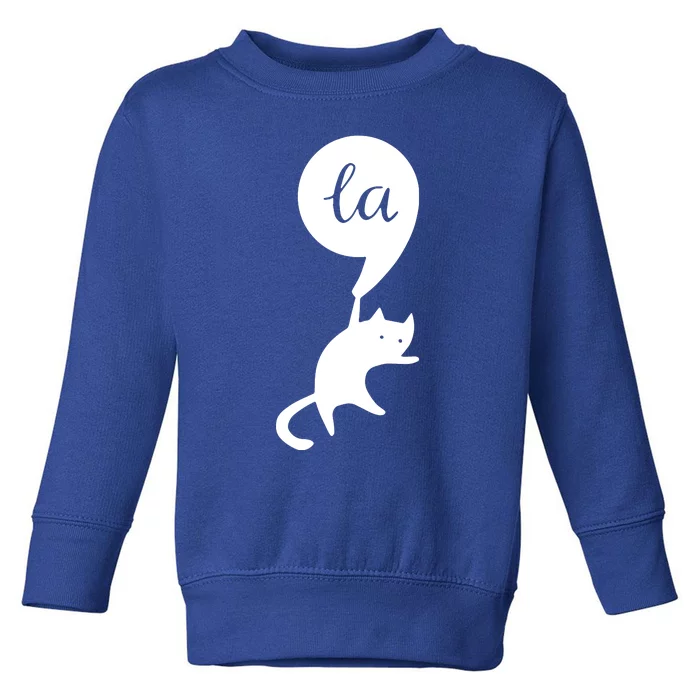 Cat Lady For Kamala 2024 Election Toddler Sweatshirt