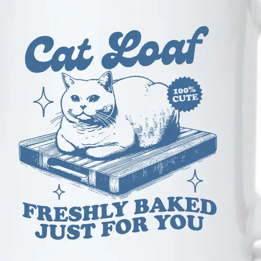 Cat Loaf Freshly Baked Just For You Black Color Changing Mug