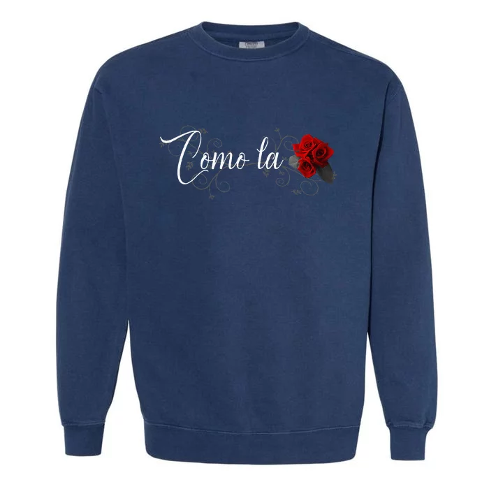 Como La Flor Garment-Dyed Sweatshirt