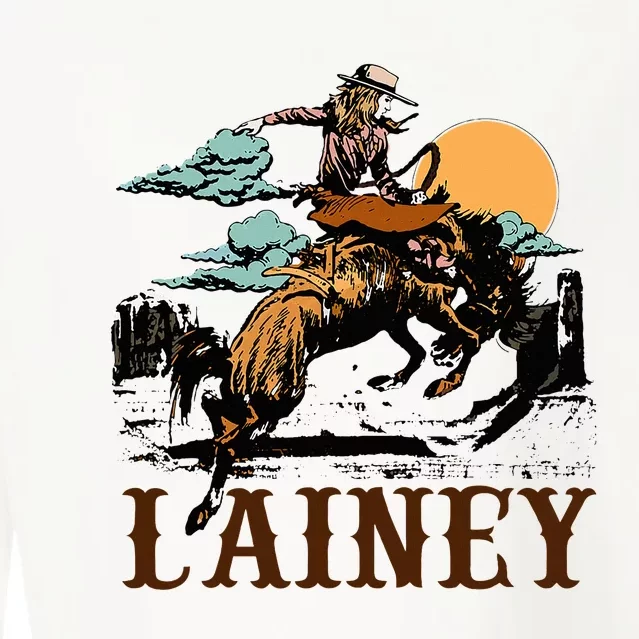 Cowgirl Lainey First Name Personalized Howdy Girl Cropped Pullover Crew