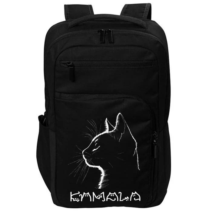 Cat Ladies For Kamala Funny Cat 2024 Impact Tech Backpack