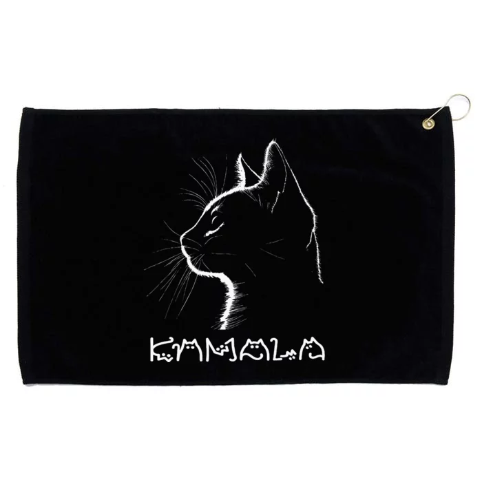 Cat Ladies For Kamala Funny Cat 2024 Grommeted Golf Towel