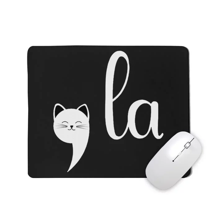 Comma La Funny Anti Republican Liberal Voters Democrat Mousepad